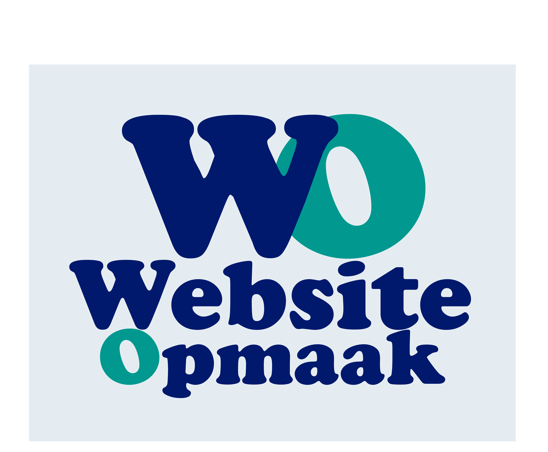 het logo van websiteopmaak.be